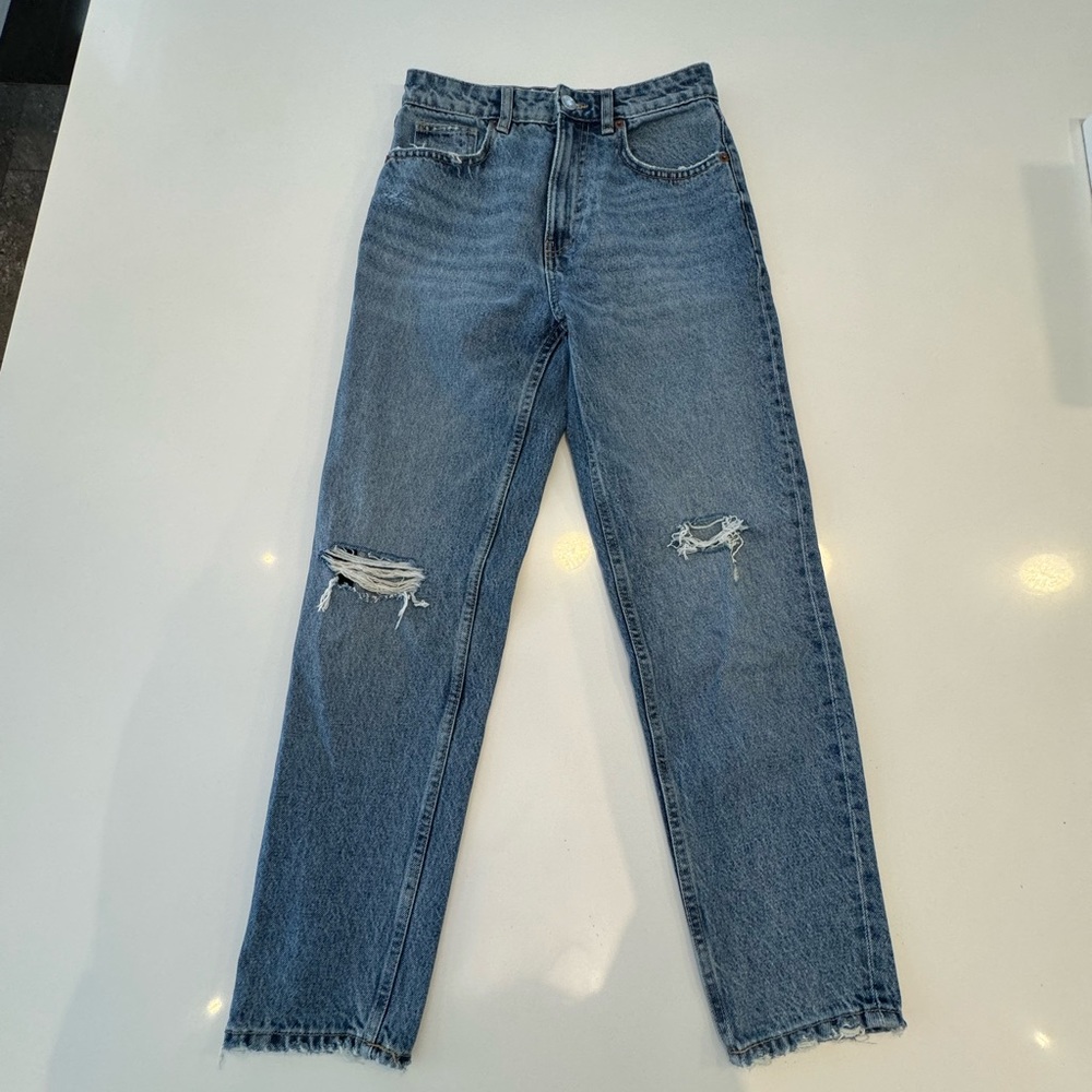 Zara mom jeans